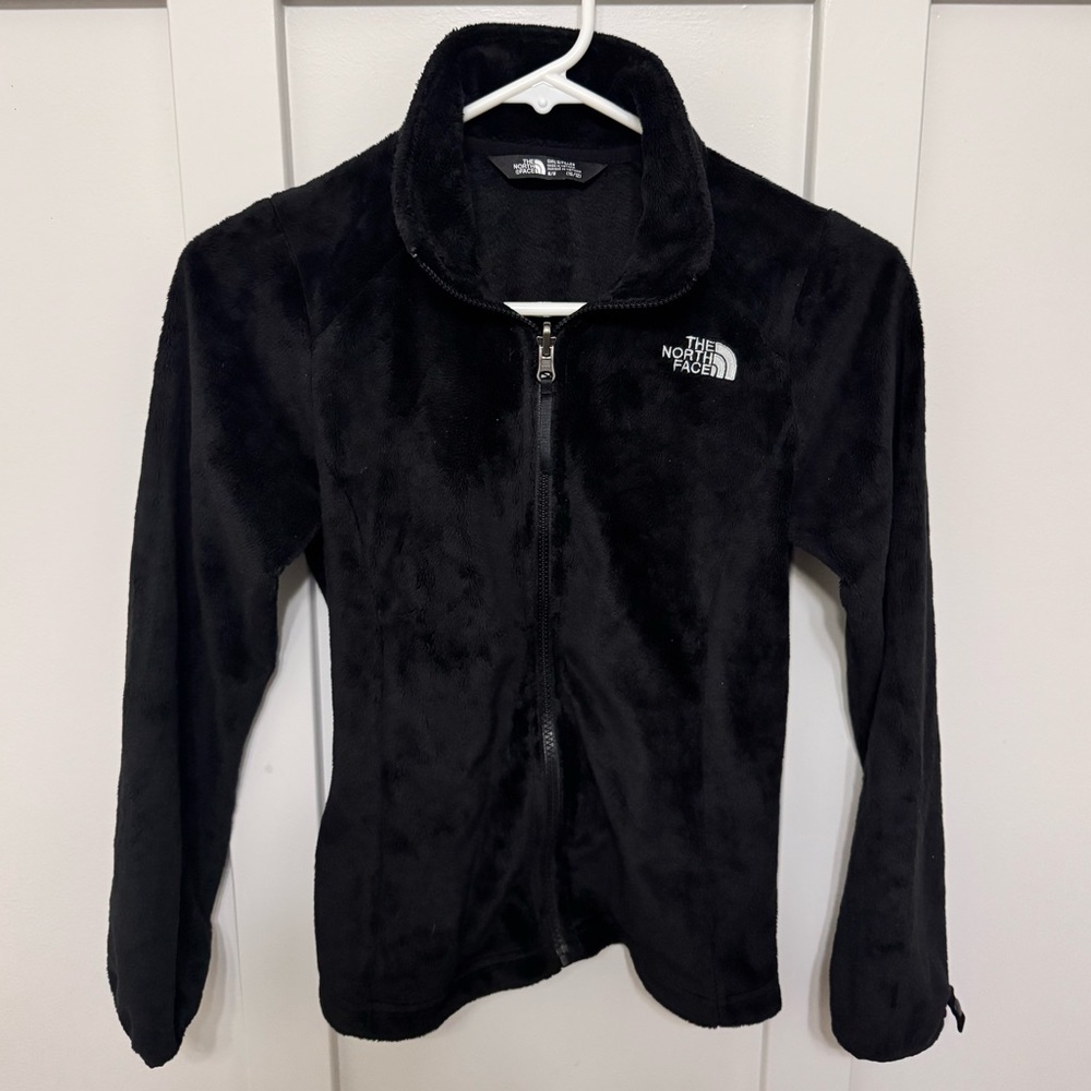 The North Face Lightweight Fleece Jacket, Girls M 10/12 in Black